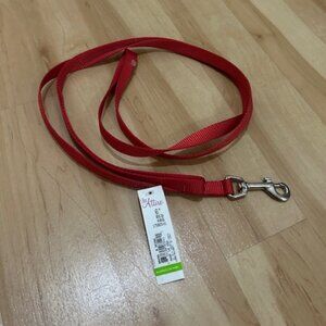 6 Foot Nylon Pet Leash - red (new with tags)
